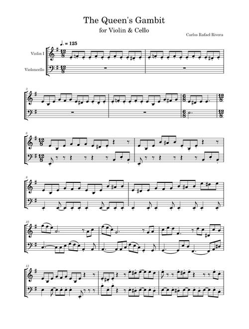 The Queen's Gambit_Violine_Cello