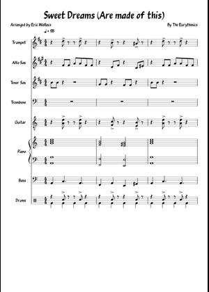 KENZI＆THE TRIPS Sweet Dreams, Baby! スコア Sweet Dreams - NIGHTkilla (arrangement) Sheet Music for Piano