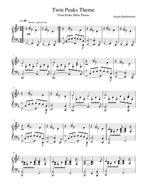Twin Peaks Theme