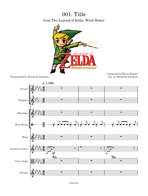 001. Title - The Legend of Zelda: Wind Waker – Kenta Nagata
