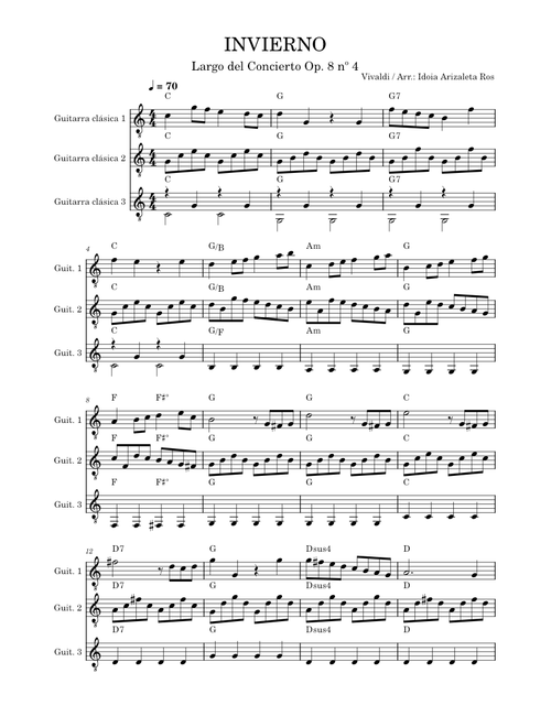 Largo from winter – Antonio Vivaldi