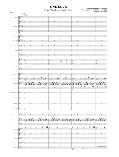 One Love - Kohta Yamamoto/Arranged by Nathaniel W. Uribes