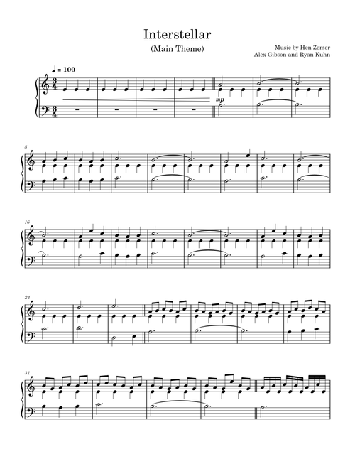 Interstellar - First Step (Main Theme)