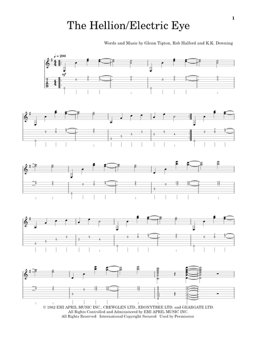 Electric Eye - Judas Priest, Ben Woods (Solo Guitar)