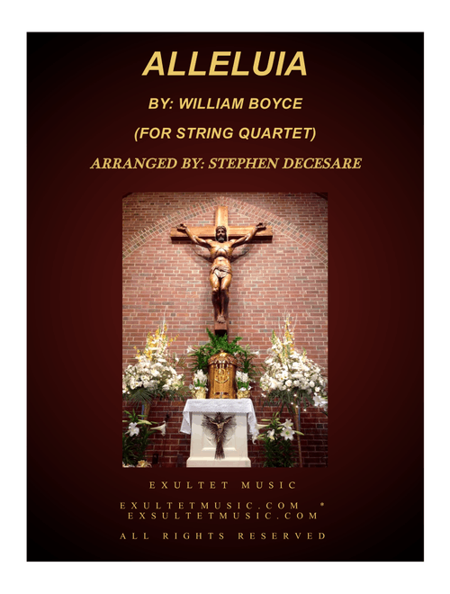 Alleluia (for String Quartet) (Arr. Stephen DeCesare) - William Boyce (String Ensemble)