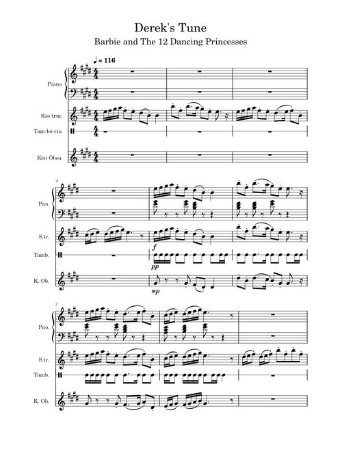 Derek's Tune  – Barbie and the 12 Dancing Princesses