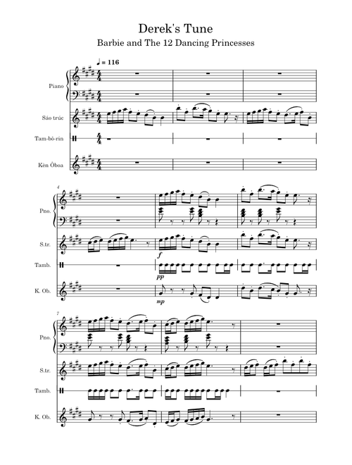 Derek's Tune – Barbie and the 12 Dancing Princesses