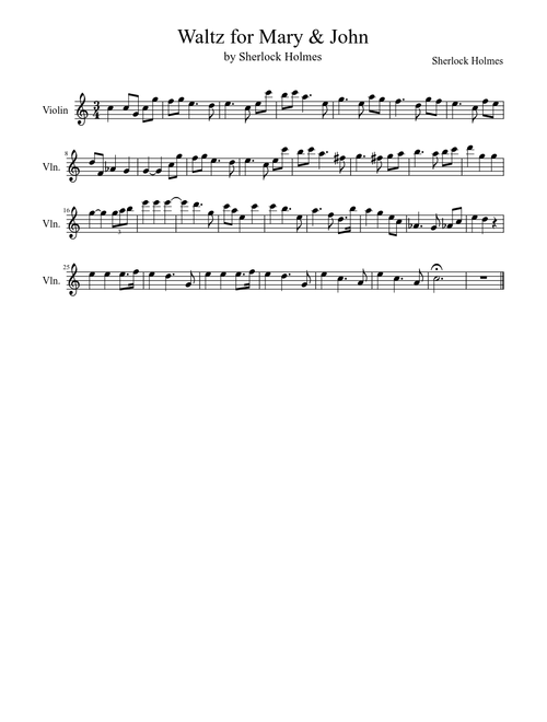 Waltz for Mary & John