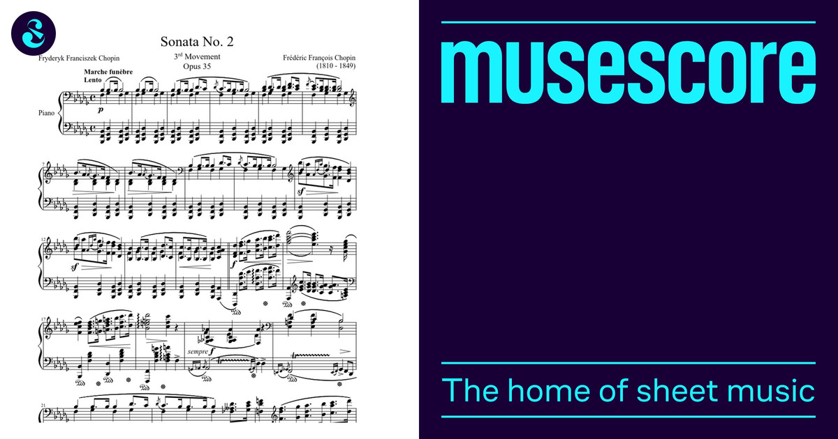 Sonata No. 2, 3rd Movement Sheet Music for Piano (Solo