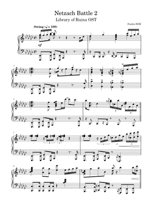Keter Battle 3 [Library of Ruina] Sheet Music for Piano, Violin (Mixed ...