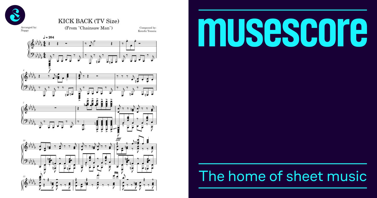 KICK BACK (TV Size) – Kenshi Yonezu (米津 玄師) (Impossible Piano