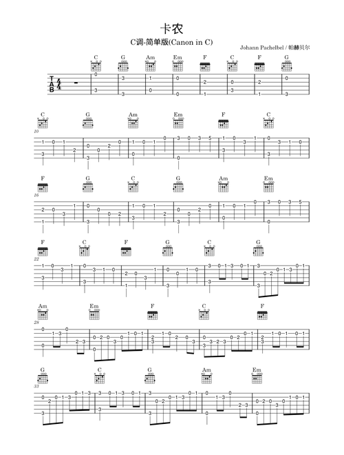 Canon in C – Johann Pachelbel