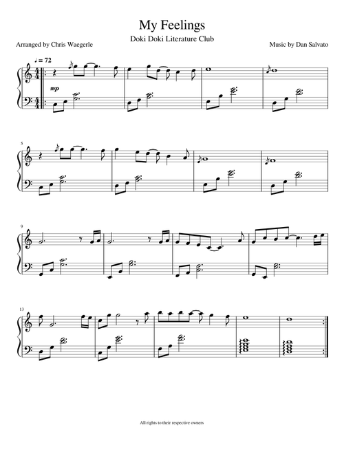 My Feelings - DDLC