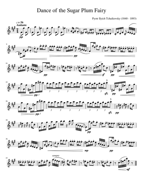 Dance of the Sugar Plum Fairy