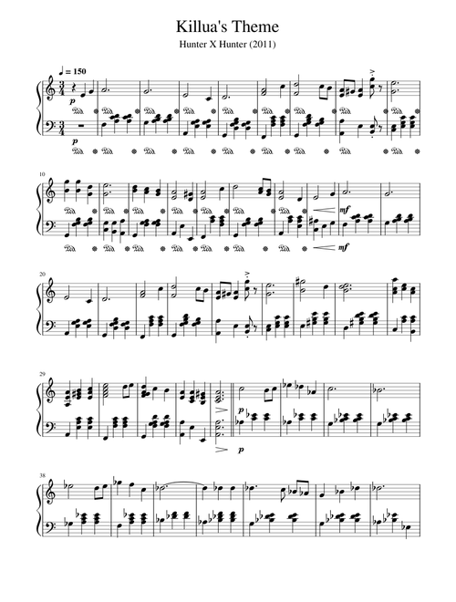 Killua's Theme – Yoshihisa Hirano - Hunter X Hunter 2011