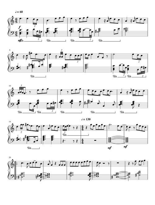 Rex Orange County - Sunflower (for Solo Piano)