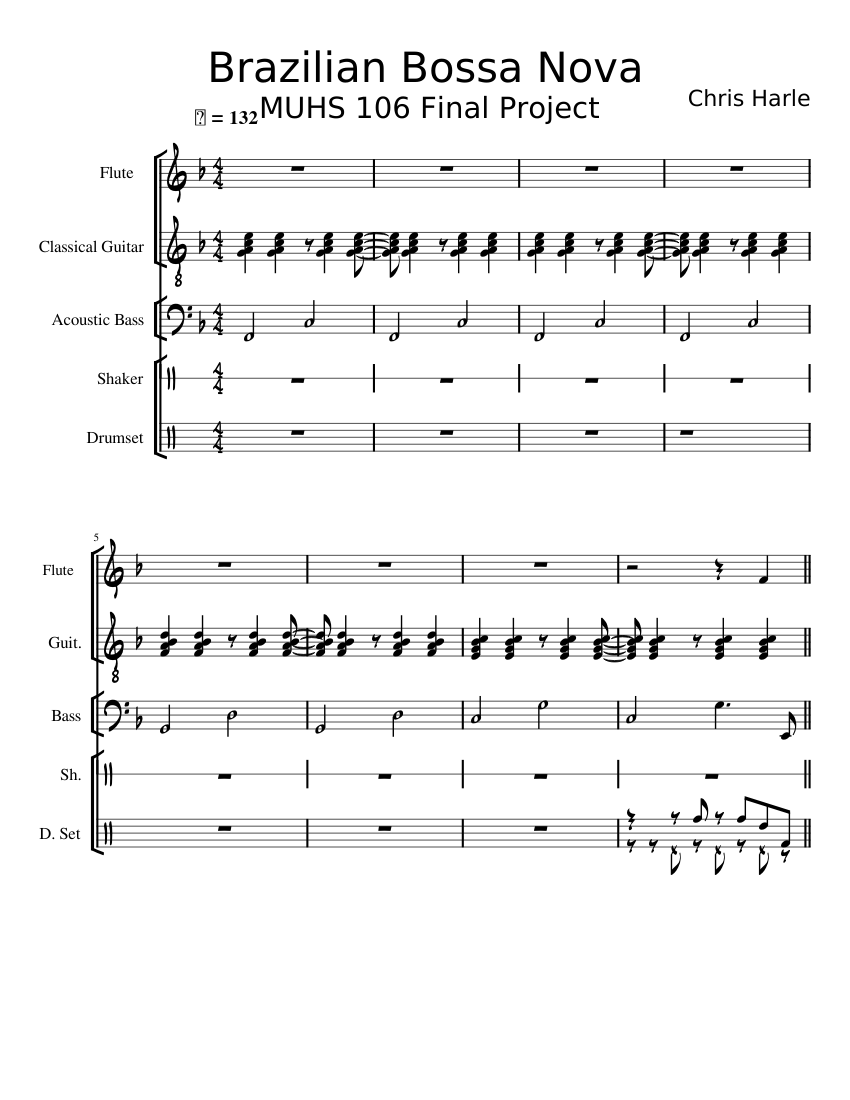 楽譜集 Songbook Bossa Nova vol.1〜5