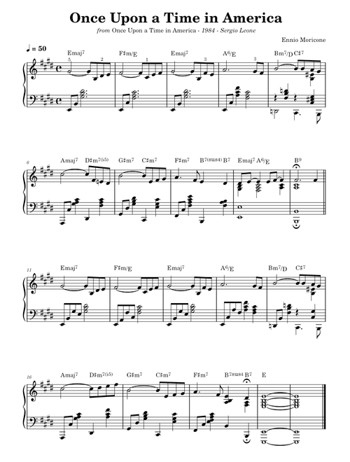Once Upon a Time in America – Ennio Morricone