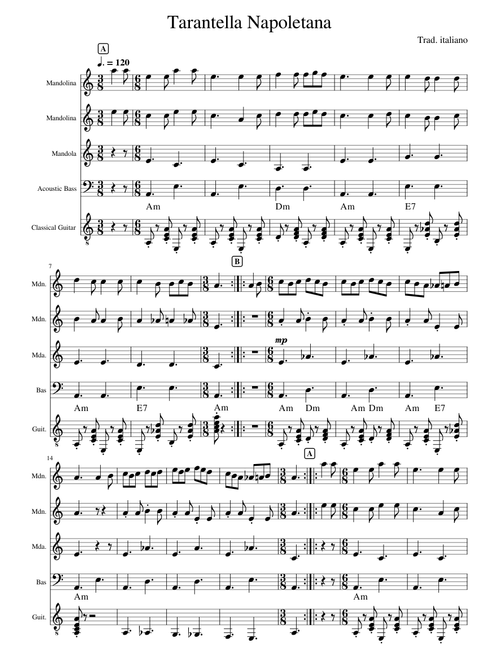 Tarantella Napoletana – Misc Tunes