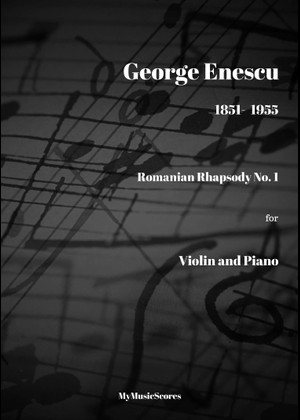 Romanian Rhapsody No. 1 (1909) - Solo Piano Sheet Music for Piano (Solo ...