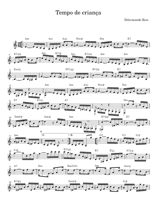 Tempo de crianca - Dilermando Reis