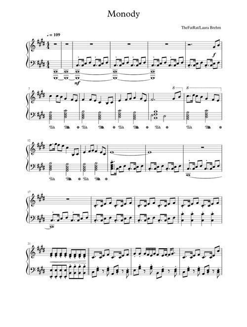 Monody (Arr. TheFatRat/Laura Brehm) - Rajan S, John Tuananh Dang, Christian F J Buettner (Piano Solo)