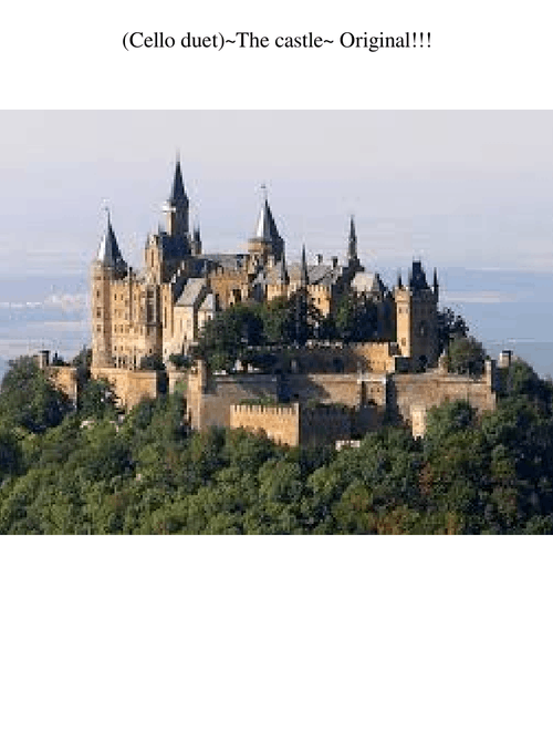 Cello duet ~The castle~ Original!!!