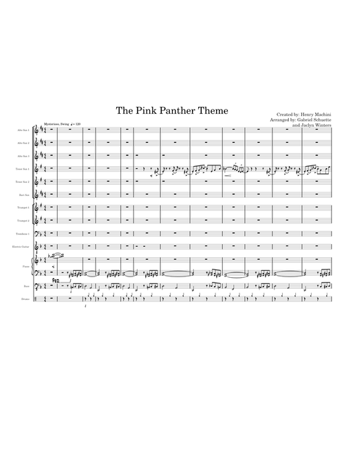 The Pink Panther Theme – Henry Mancini