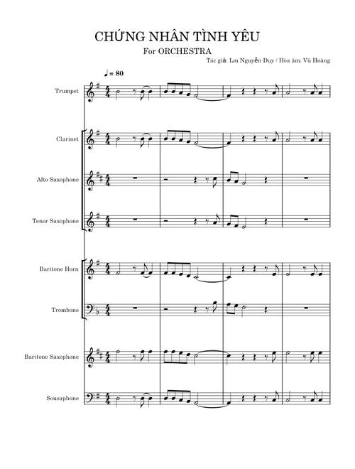 Chứng Nhân Tình Yêu ORCHESTRA –