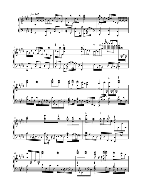 Etude no 1 in C# minor "Omsim"