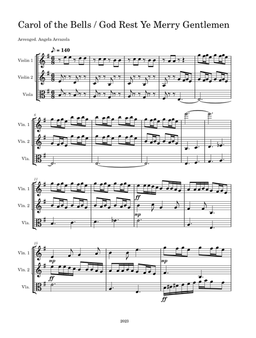 God rest ye merry gentlemen – Misc Christmas Carol of the Bells / God Rest Ye Merry Gentlemen