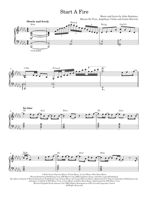 Start A Fire - La La Land (Solo)