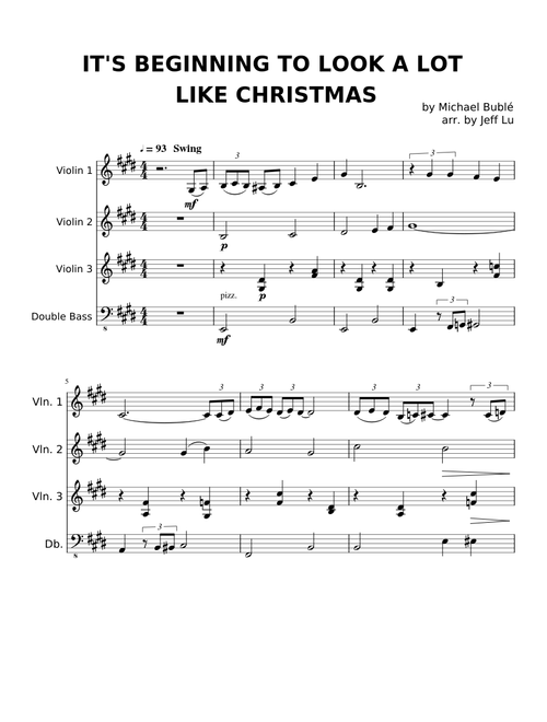 It's Beginning to Look a Lot like Christmas