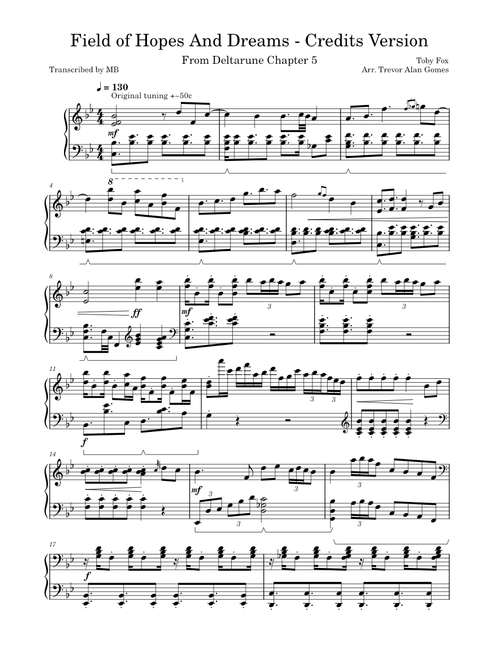 Field of Hopes and Dreams (Credits Version) - Deltarune Chapter 5