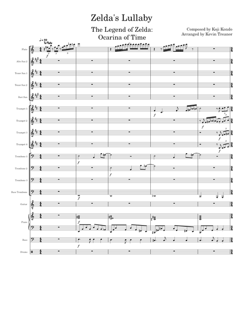 Zelda's Lullaby (Zelda: Ocarina of Time) - Big Band Arrangement