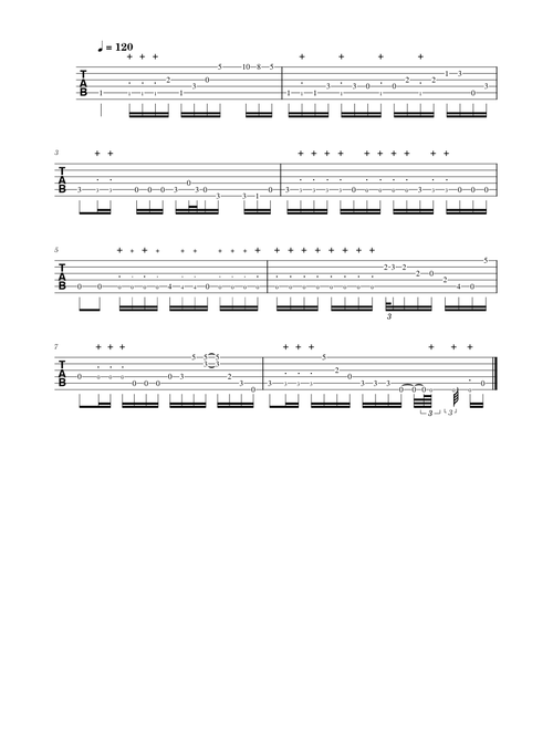 God Hand (6String) – Tim Henson God Hand 120 D minor
