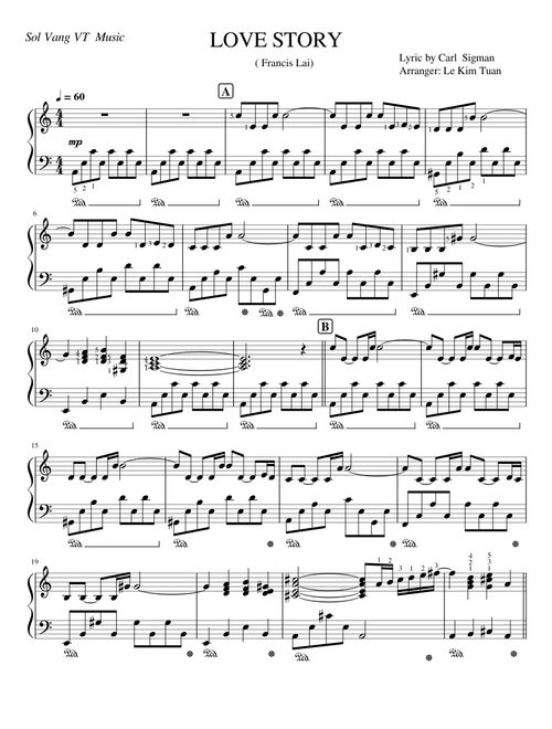 LOVE STORY PIANO