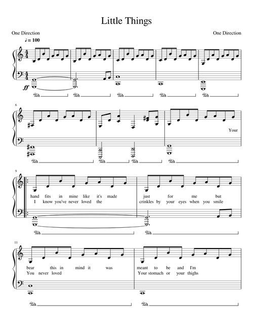 One Direction - Little Things
