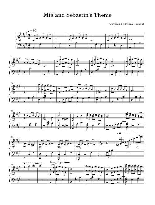 Mia and Sebastin's Theme