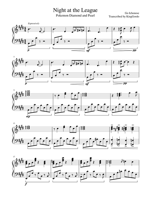 Pokemon DPPt: League Theme (Piano Cover)