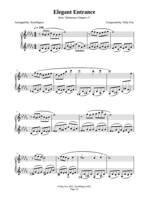 Elegant Entrance - Deltarune Chapter 2