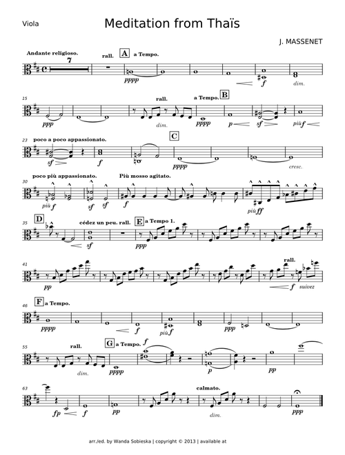 Meditation from Thaïs - Jules Massenet