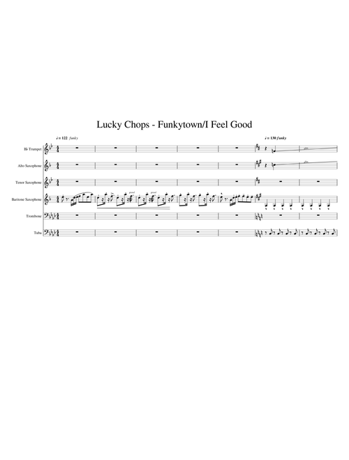 FunkytownI Feel Good Lucky Chops (Alto Addition)