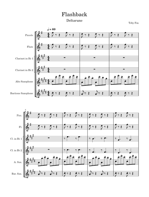 Flashback (Excerpt) – Toby Fox