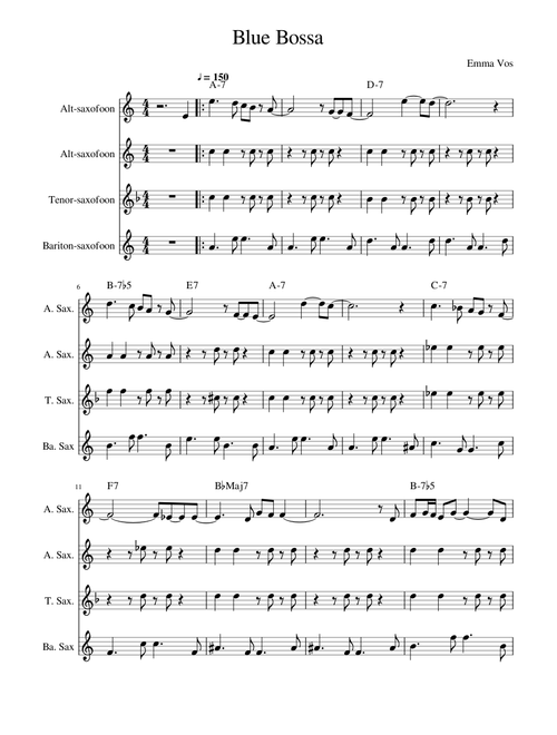 Blue Bossa Quartet