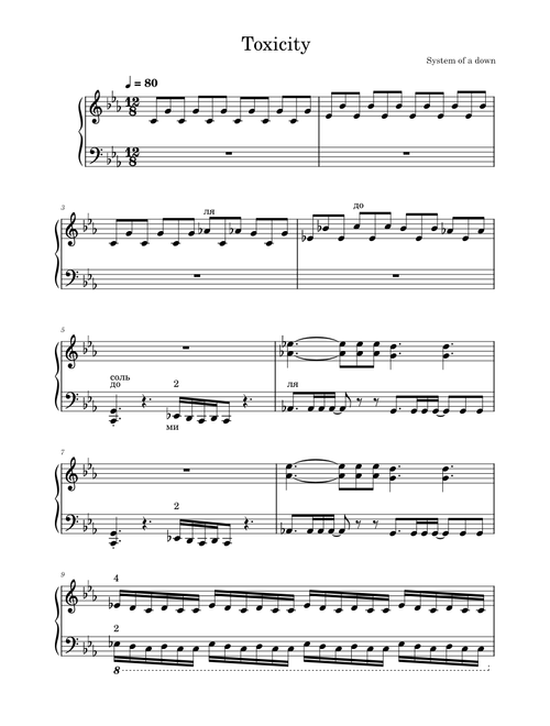 Toxicity – System of a Down