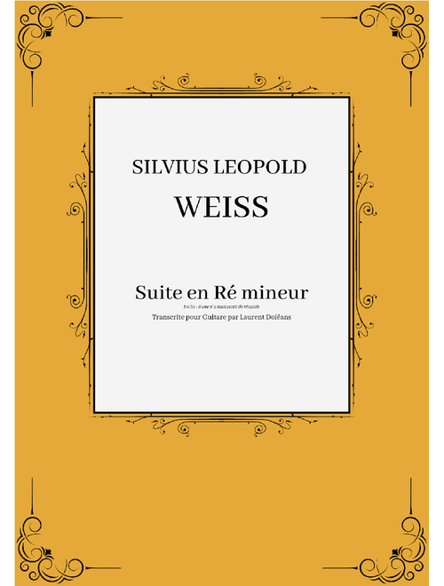 Suite SW.34 – Sylvius Leopold Weiss