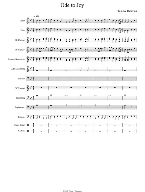 Ode to Joy - Small Orquestra Cover