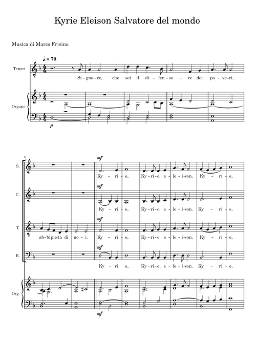 Kyrie Eleison (Salvatore del mondo) - Marco Frisina