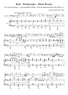 Free From The Bohemian Forest, Op.68 by Antonín Dvořák sheet music